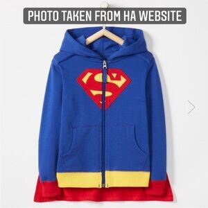 Hanna Andersson Justice League Superman Hoodie Size 10